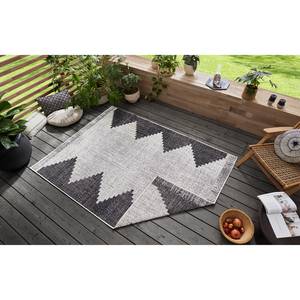 Tapis réversible Diona Polypropylène - Noir - 160 x 230 cm