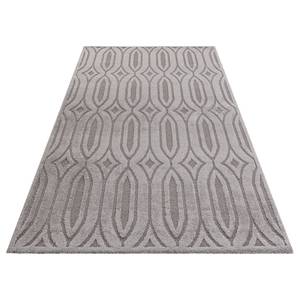 Laagpolig vloerkleed Optik Lantian polyester/polypropeen - Donkergrijs - 120 x 170 cm