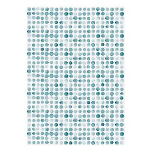 Tapis en vinyle Watercolour Vinyle - Turquoise - 170 x 240 cm