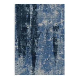 Vloerkleed vinyl Matteo Vintage II vinyl - blauw/grijs - 140 x 200 cm