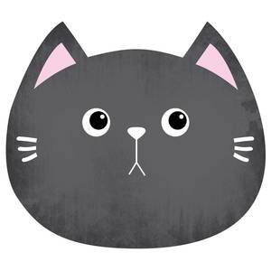 Tovaglietta Gatto (2) PVC - Grigio