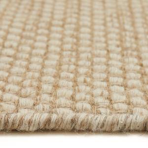 Tapis en laine Visby Laine / Coton - Crème / Beige - 120 x 170 cm