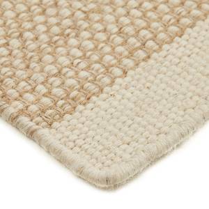 Wollen vloerkleed Visby wol/katoen - Crèmekleurig/beige - 160 x 230 cm