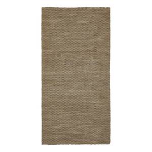 Tapis en laine Nora Laine - Taupe - 70 x 140 cm