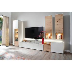 Stehleuchte Calla Bambus / Eisen - 4-flammig - Beige