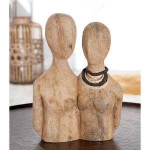 Statuette Pair Manguier - Marron - 27 x 37 x 9 cm