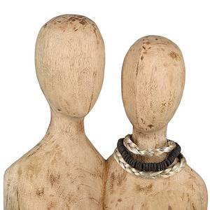 Skulptur Pair Mango - Braun - 27cm x 37cm x 9cm