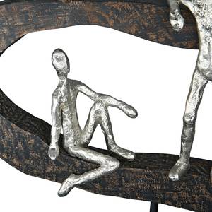 Sculptuur Hang out mangohout - bruin - 75cm x 35cm x 10cm