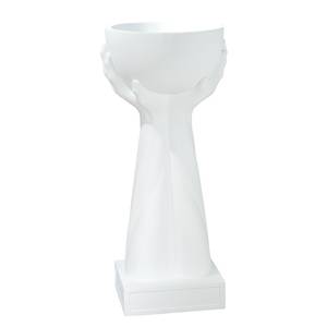 Plantenbak Hands II fiberglas - wit - 45cm x 105cm x 43cm - 45 x 105 cm