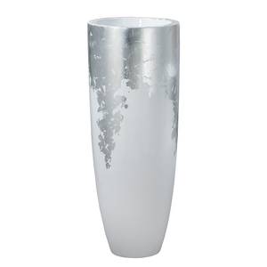 Pot de fleur Konus Fibre de verre - Argenté - 39 x 100 x 39 cm - Hauteur : 100 cm