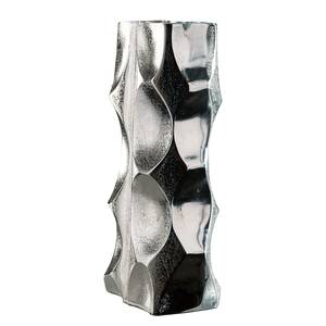 Vase Titan Aluminium - Silber - 14cm x 29cm x 7cm - 14 x 29 cm