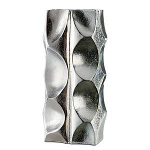 Vaas Titan aluminium - zilverkleurig - 21cm x 36cm x 7cm - 21 x 36 cm