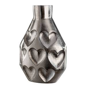 Vase Eros Aluminium - Silber - 24cm x 40cm x 12cm - 24 x 40 cm