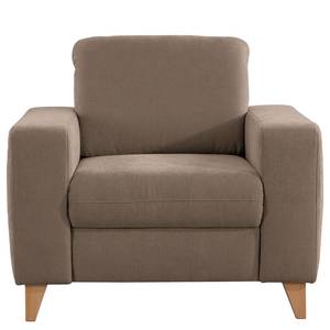 Fauteuil Gothem Geweven stof Palila: Nougatkleurig