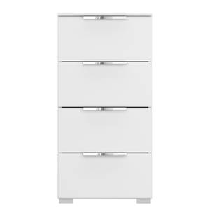 Buffet SKØP x4 Blanc alpin - Largeur : 40 cm - Chrome