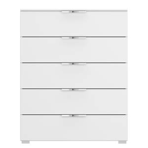 Buffet SKØP x5 Blanc alpin - Largeur : 80 cm - Chrome