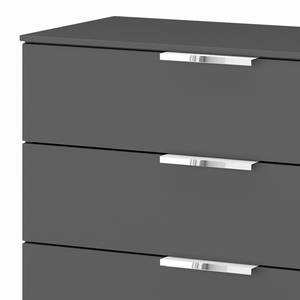 Buffet SKØP x5 Graphite - Largeur : 80 cm - Chrome