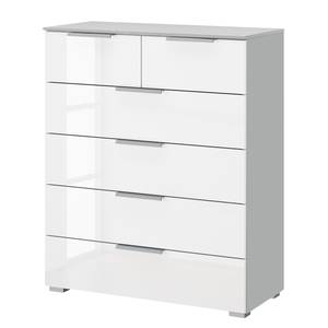 Buffet SKØP x4+2 Blanc brillant / Gris soie - Couleurs du corps