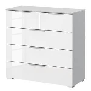 Buffet SKØP x3+2 Blanc brillant / Gris soie - Couleurs du corps