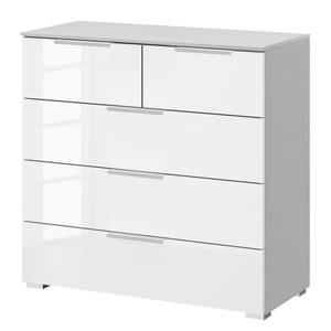 Buffet SKØP x3+2 Blanc brillant / Gris soie - Aluminium