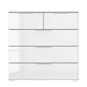 Buffet SKØP x3+2 Blanc brillant / Gris soie - Aluminium