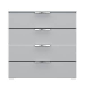 Buffet SKØP x4 Gris soie - Largeur : 80 cm - Chrome