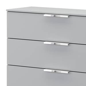 Buffet SKØP x4 Gris soie - Largeur : 80 cm - Chrome