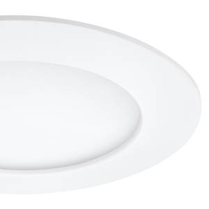 LED-Einbauleuchte Flat in II (3er-Set) Polycarbonat - 3-flammig - Weiß - Durchmesser: 12 cm