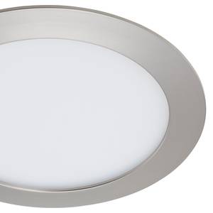 LED-Einbauleuchte Flat in II (3er-Set) Polycarbonat - 1-flammig - Grau - Durchmesser: 17 cm