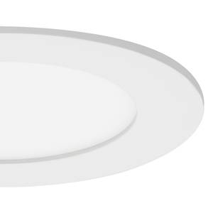 LED-Einbauleuchte Flat in I (3er-Set) Polycarbonat - 3-flammig - Weiß - Durchmesser: 12 cm
