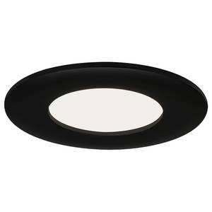 LED-Einbauleuchte Flat in I (3er-Set) Polycarbonat - 3-flammig - Schwarz - Durchmesser: 9 cm