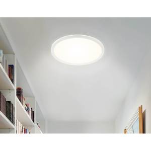 LED-Deckenleuchte Slim S I Polycarbonat - 1-flammig - Weiß - Durchmesser: 29 cm