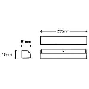 LED-Tischleuchte Muro S Polycarbonat - 1-flammig - Schwarz