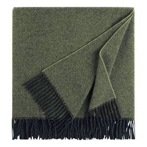 Plaid Gambit Laine / Cachemire - Vert olive