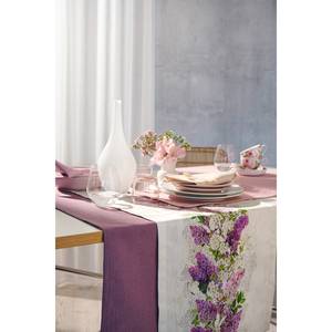 Chemin de table 6404 Polyester / Coton - Violet / Vert