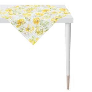 Nappe 6405 Polyester / Coton - Jaune - 100 x 100 cm