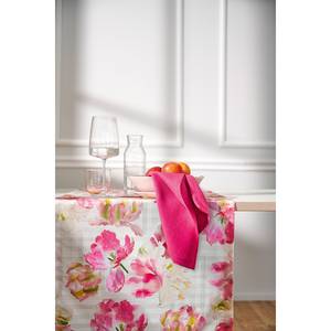 Chemin de table 6405 Polyester / Coton - Rose foncé