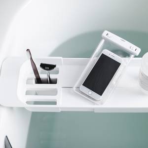 Portaoggetti per vasca da bagno Tower Acciaio / ABS - Bianco