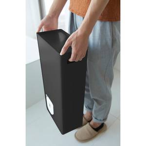 Toilettenpapierspender Tower Stahl - Schwarz