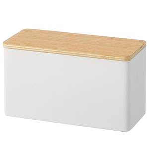 Aufbewahrungsbox Rin Stahl / Sperrholzplatte - Weiß