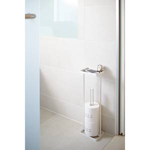 Dérouleur papier toilette Tower Acier - Blanc