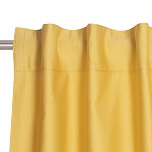 Rideau Soft Coton / Polyester - Jaune - 130 x 250 cm