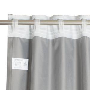 Fertiggardine Soft Baumwolle / Polyester - Grau - 130 x 300 cm