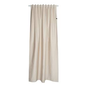 Gordijn Soft katoen/polyester - Beige - 130 x 250 cm