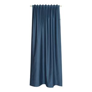 Fertiggardine Soft Baumwolle / Polyester - Blau - 130 x 250 cm