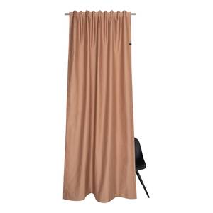 Rideau Soft Coton / Polyester - Marron clair - 130 x 250 cm