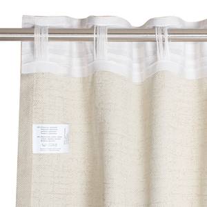 Rideau Solo Coton / Polyester - Beige - 130 x 250 cm