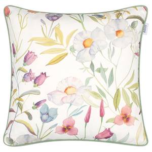 Housse de coussin Fiori II Coton - Blanc