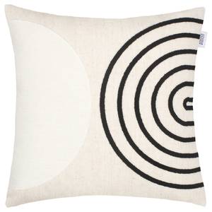 Housse de coussin Boho III Tissu mélangé - Blanc