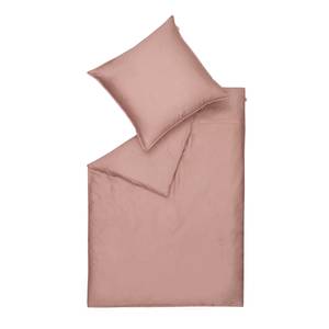 Parure de lit Pure Coton - Rose - 155 x 220 cm + oreiller 80 x 80 cm